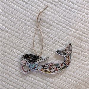 Multicolor Paper Mermaid Ornament